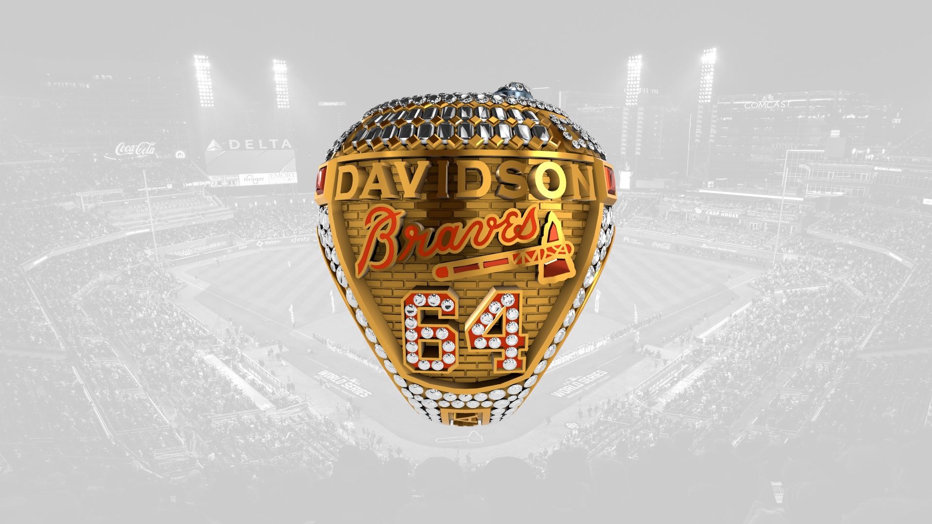 2021 Braves World Series Ring - Tucker Davidson